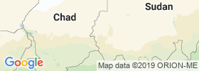 Western Darfur map